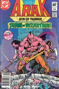Cover Thumbnail for Arak / Son of Thunder (DC, 1981 series) #17 [Newsstand]
