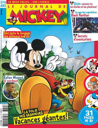 Cover for Le Journal de Mickey (Hachette, 1952 series) #3450