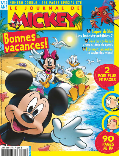 Cover for Le Journal de Mickey (Hachette, 1952 series) #3445-46