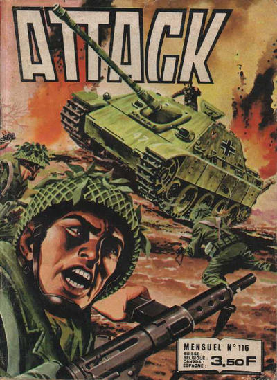 Cover for Attack (Impéria, 1971 series) #116