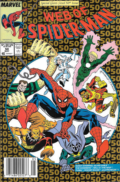 Cover for Web of Spider-Man (Marvel, 1985 series) #50 [Newsstand]