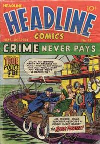 Cover Thumbnail for Headline Comics (Prize, 1943 series) #v10#1 (67)