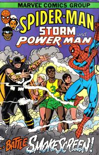 Cover Thumbnail for Spider-Man, Storm and Power Man (Marvel, 1982 series) [Marvel Comics Group cover]