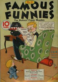 Cover Thumbnail for Famous Funnies (Eastern Color, 1934 series) #12