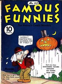 Cover Thumbnail for Famous Funnies (Eastern Color, 1934 series) #52
