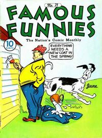 Cover Thumbnail for Famous Funnies (Eastern Color, 1934 series) #71