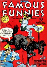 Cover Thumbnail for Famous Funnies (Eastern Color, 1934 series) #91