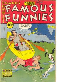 Cover Thumbnail for Famous Funnies (Eastern Color, 1934 series) #158