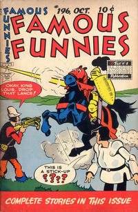 Cover Thumbnail for Famous Funnies (Eastern Color, 1934 series) #196