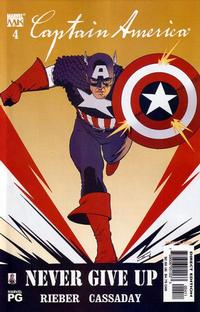 Cover for Captain America (Marvel, 2002 series) #4 [Direct Edition]