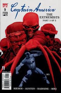 Cover Thumbnail for Captain America (Marvel, 2002 series) #9 [Direct Edition]