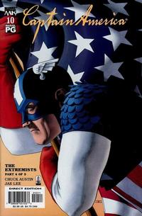 Cover Thumbnail for Captain America (Marvel, 2002 series) #10 [Direct Edition]