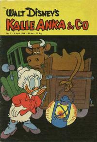 Cover Thumbnail for Kalle Anka & C:o (Hemmets Journal, 1957 series) #7/1958