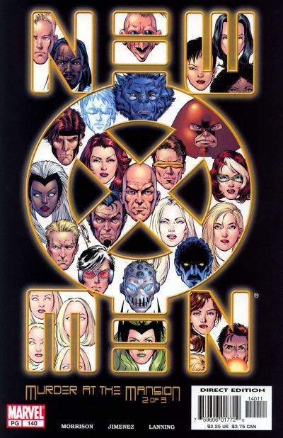 Cover for New X-Men (Marvel, 2001 series) #140 [Direct Edition]