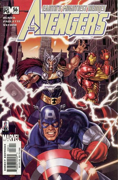 Cover for Avengers (Marvel, 1998 series) #56 (471) [Direct Edition]