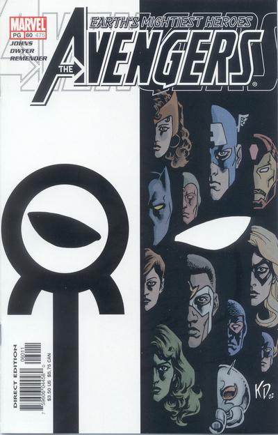 Cover for Avengers (Marvel, 1998 series) #60 (475) [Direct Edition]