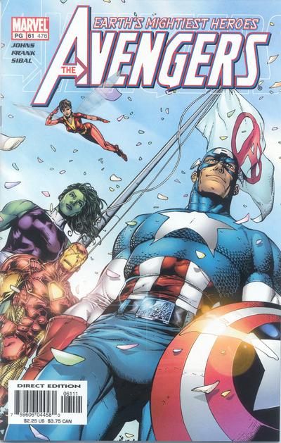 Cover for Avengers (Marvel, 1998 series) #61 (476) [Direct Edition]