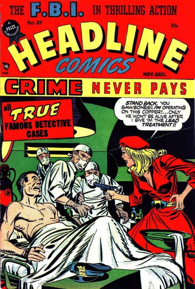 Cover for Headline Comics (Prize, 1943 series) #v3#3 (27)