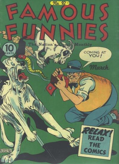 Cover for Famous Funnies (Eastern Color, 1934 series) #92