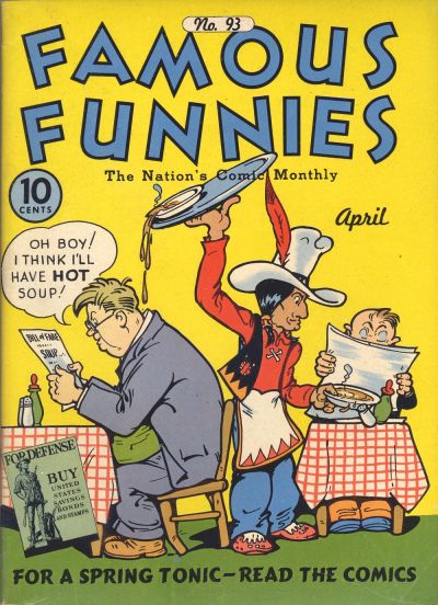 Cover for Famous Funnies (Eastern Color, 1934 series) #93