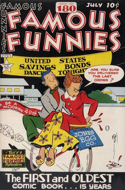 Cover for Famous Funnies (Eastern Color, 1934 series) #180