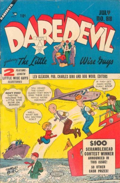 Cover for Daredevil Comics (Lev Gleason, 1941 series) #88