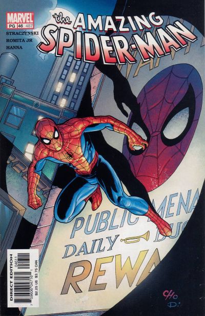 Cover for The Amazing Spider-Man (Marvel, 1999 series) #46 (487) [Direct Edition]