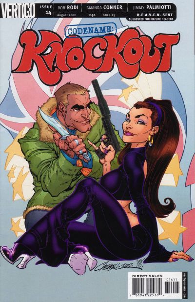 Cover for Codename: Knockout (DC, 2001 series) #14 [J. Scott Campbell - Sandra Hope Cover]