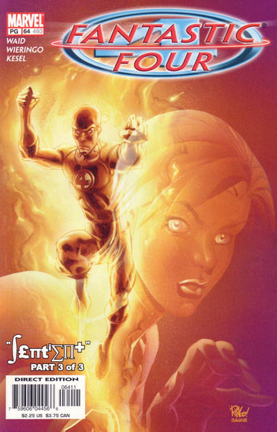 Cover for Fantastic Four (Marvel, 1998 series) #64 (493) [Direct Edition]