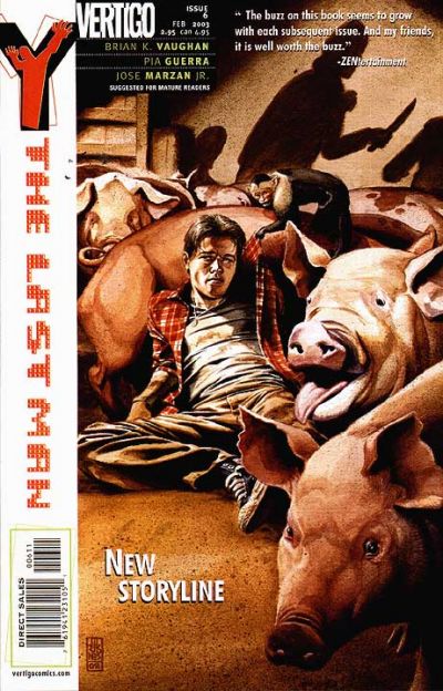 Cover for Y: The Last Man (DC, 2002 series) #6