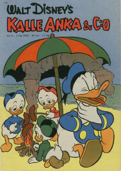 Cover for Kalle Anka & C:o (Hemmets Journal, 1957 series) #9/1958