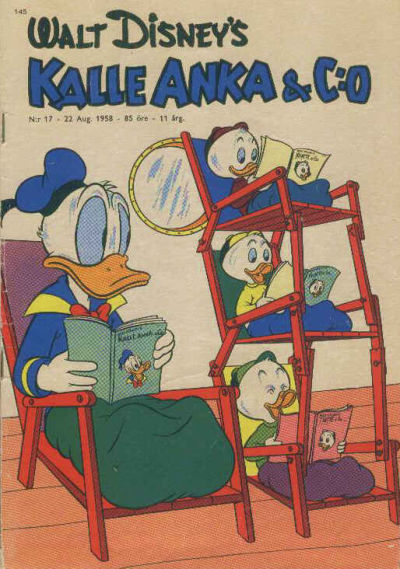 Cover for Kalle Anka & C:o (Hemmets Journal, 1957 series) #17/1958
