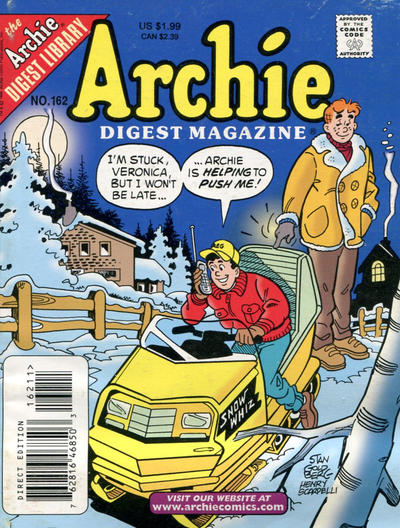Cover for Archie Comics Digest (Archie, 1973 series) #162 [Direct Edition]