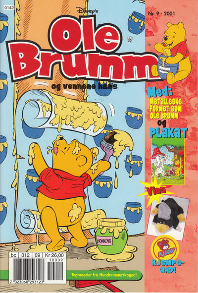Cover for Ole Brumm (Hjemmet / Egmont, 1981 series) #9/2001