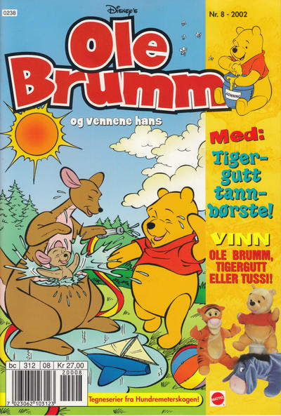 Cover for Ole Brumm (Hjemmet / Egmont, 1981 series) #8/2002