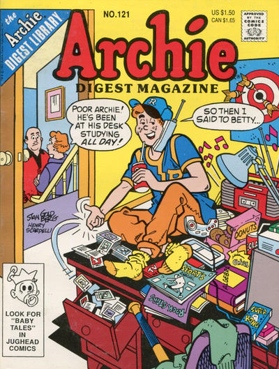 Cover for Archie Comics Digest (Archie, 1973 series) #121 [Direct]