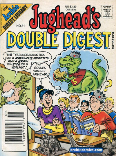 Cover for Jughead's Double Digest (Archie, 1989 series) #81 [Newsstand]