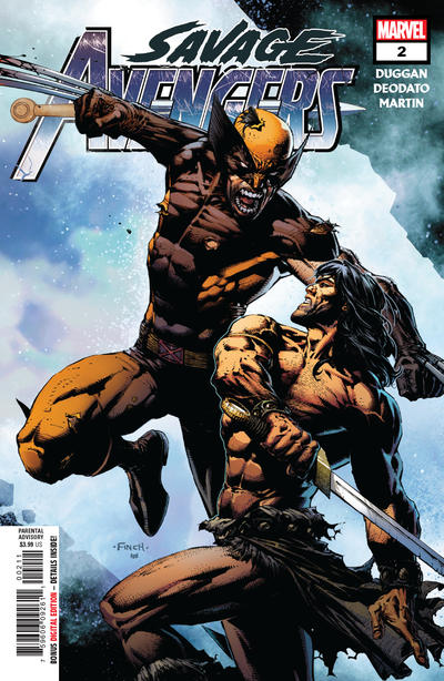 Cover for Savage Avengers (Marvel, 2019 series) #2 [David Finch]