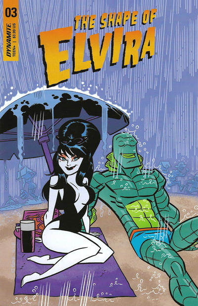 Cover for Elvira: The Shape of Elvira (Dynamite Entertainment, 2019 series) #3 [Cover B J. Bone]