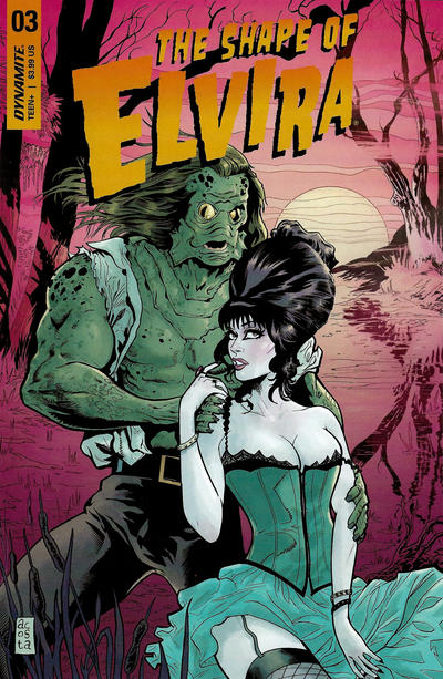 Cover for Elvira: The Shape of Elvira (Dynamite Entertainment, 2019 series) #3 [Cover C Dave Acosta]