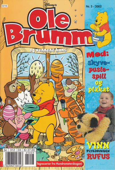 Cover for Ole Brumm (Hjemmet / Egmont, 1981 series) #3/2002