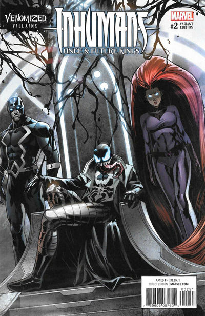 Cover for Inhumans: Once and Future Kings (Marvel, 2017 series) #2 [Djibril Morissette-Phan 'Venomized']