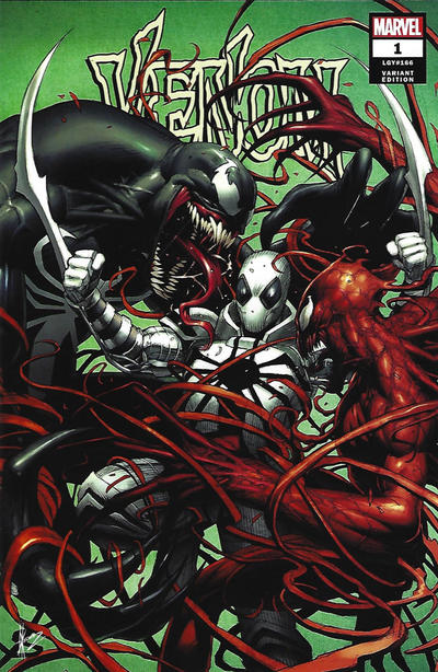 Cover for Venom (Marvel, 2018 series) #1 (166) [Variant Edition - Arkham Comix Exclusive - Dale Keown Cover]