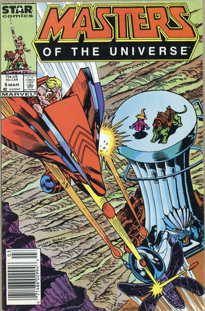 Cover for Masters of the Universe (Marvel, 1986 series) #6 [Newsstand]