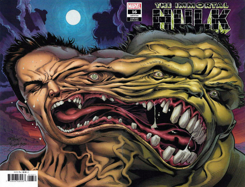 Cover for Immortal Hulk (Marvel, 2018 series) #16 [Joe Bennett Wraparound]