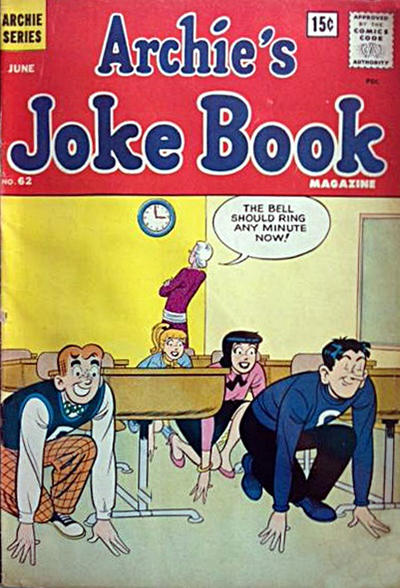 Cover for Archie's Joke Book Magazine (Archie, 1953 series) #62 [Canadian]