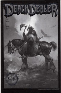 Cover Thumbnail for Frank Frazetta's Death Dealer Black and White Special Edition (Image, 2007 series) #1