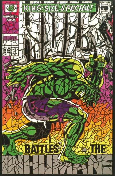 Cover for Immortal Hulk (Marvel, 2018 series) #16 [Shattered Comics Exclusive - Matthew Di Masi]