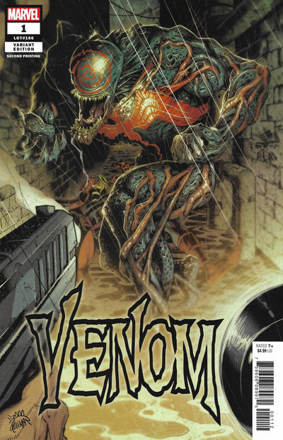 Cover for Venom (Marvel, 2018 series) #1 (166) [Variant Edition - Second Printing - Ryan Stegman Cover]