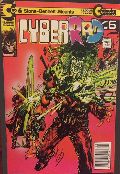 Cover for CyberRad (Continuity, 1991 series) #6 [Newsstand]